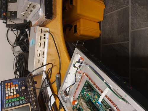 Desk with tools